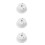 3Pièces Pour Boule À Miroir En Fer Rotation Stable 1