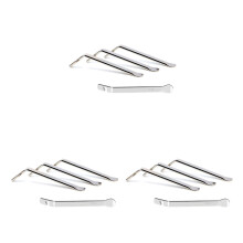 12Pièces Leviers Démontage Pneu Acier Argent Usage Polyvalent