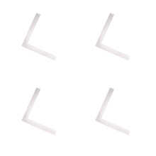 4Pièces Règle Couture Plastique Rose Angle Droit Pour Patronnage Pro