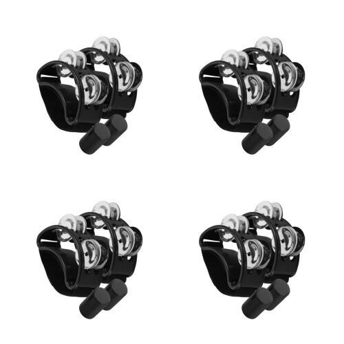 16Pièces Instruments Percussion Main Et Pied Tambourins Enfants