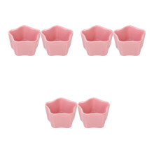 6Pièces Bols En Céramique Rose Pour Petits Animaux Durable