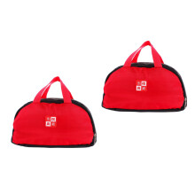 2Pièces Sac De Rangement Rouge Pour Accessoires Échecs