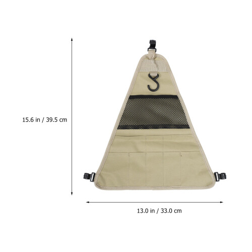 2Sets Corrosion-Resistant Aluminum Camping Hook Rack Folding Tripod 1