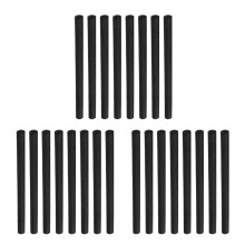 24Pièces Tiges En Graphite Carboné Noires Pour Agitation En Creuset