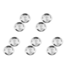 10Pcs Small Stainless Steel Sauce Bowls for Dipping Condiments Silver