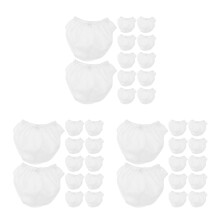 36Pcs White Doll Accessories Baby Doll Clothes Washable Underpants Set