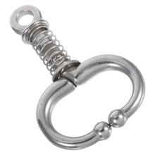 Anneau Nez Bétail Acier Argenté Outil Traction Durable Animaux