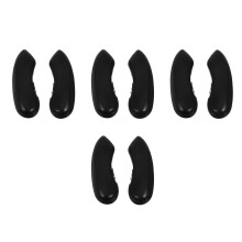 4Pairs Ergonomic Aluminum Bike Handlebar Extenders Black Non-Slip Grip