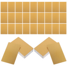 100Stk Goldene Aluminium Blank Visitenkarten Für Sublimation & Gravur