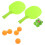 5Sets Kinder Tischtennis Trainer Grün PP -Kind Und 3