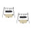 2Sets Corrosion-Resistant Aluminum Camping Hook Rack Folding Tripod 9