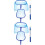2Sets Sky-Blue Retractable Pole Pool Net for Surface Cleaning 1
