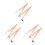 6Pcs Khaki Wood Compass for Drawing Teaching Geometry Precision Tool 1