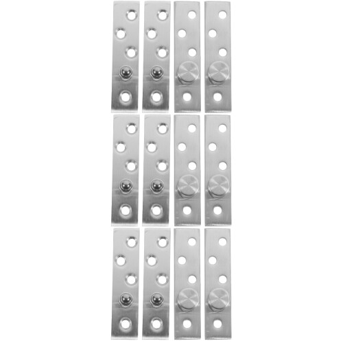6Pairs Versatile Stainless Degree Rotating Pivot Door Hinges