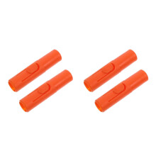 4Pièces Attaches Manche Balai Orange Compactes Rapides