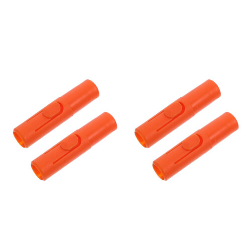 4Pièces Attaches Manche Balai Orange Compactes Rapides
