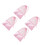 4Stk Tanzschuh Netzbeutel Polyester Für Rosa 6