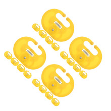 20Pcs Plastic Calf Nose Thorn Yellow Livestock Farm Weaning Accessory