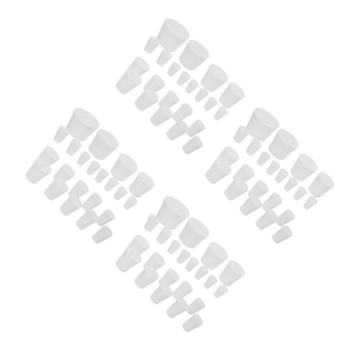 88Pièces Bouchons Tapered En Caoutchouc Usage Laboratoire