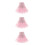 3Pièces Rose Courte Cerceau Pour Cosplay Et Danse 1