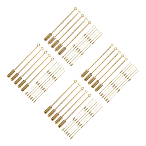 120Pièces Épingle Broche Avec Embout Métal Pour Faits Main