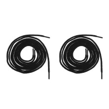 2Pcs Black Round Waxed Boot Laces High Temperature Resistant for Work
