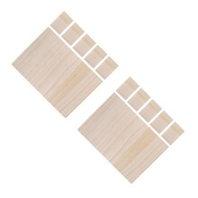 12Pcs Multi-Color Taekwondo Wooden Boards for Punch and Kick Training