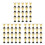 60Pcs Multipurpose Golden Plastic Mini Trophies for Children's Awards 1