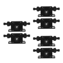 6Pcs Portable Electric Drill Pump Black Plastic Metal for Oil Transfer