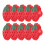 5Stk Erdbeer Knöpfe Plastik Baby Strickjacke Buttons 3