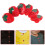 5Stk Erdbeer Knöpfe Plastik Baby Strickjacke Buttons 10