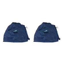 2Pcs Car Cover for Small Cars Dark Blue Weatherproof Polyester Taffeta