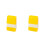 2Pcs Yellow Plastic Identity Guard Roller Stamp for Privacy Protection 1