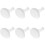 6Pcs Elegant White Ceramic Cutlery Holder Multi-Function Spoon Rest 4