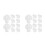 20Pcs White Mini Cloth Chef Hats Cute Tiny Doll Accessories for Crafts 1
