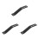 3Pièces Fixation Levier Auto Noir Fer Kit Adapté Pour Conduite 1