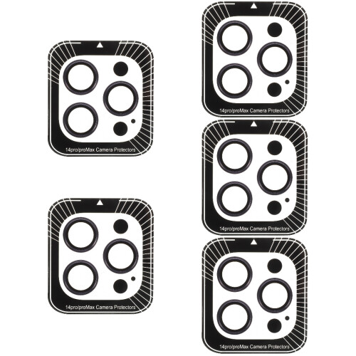 5Sets Silver Camera Lens Guard Phone Lens Protector Durable Cover
