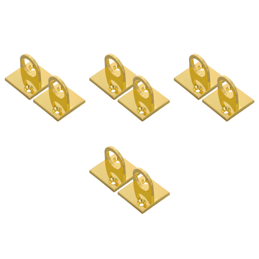 8Pcs Golden Zinc Alloy Ceiling Hooks For Home Rope And Plant Hanging 3703108457871