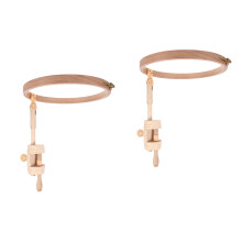 2Pièces Stand Broderie Bois Ajustable Rotatif Pour Activités DIY