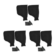 6Pièces À Poussière Pour Scie Avec Capuchon Flexible Noir Durable