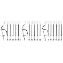 30Pcs Black Retractable Stylus Pen Rope Anti Lost Lanyard Strap