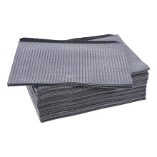 125Pièces Tapis Ongles Jetables Noir Matériau Respirant Absorbant