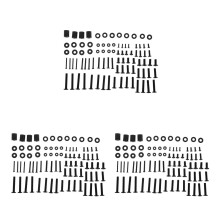 264Pièces Vis Ensemble TV Murale Métal Noir Pour Usage