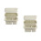2Pcs Space-Saving White Plastic Paint Brush Holder and Cleaning Bucket 1