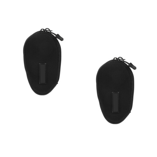 2Pcs Practical Black Saxophone Mouthpiece Storage Pouch for Travel
