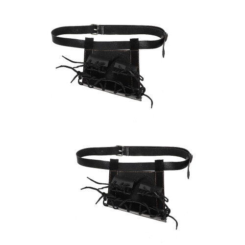 2Pcs Multi-Functional Black Sword Belt for Safe Carrying