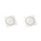 2Pcs Silver Square Floor Drain with Precise Cutouts for Easy Cleaning 1