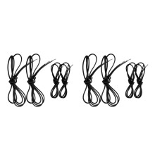 2Sets Versatile Black Chair Repair Straps for Recliner and Patio Use