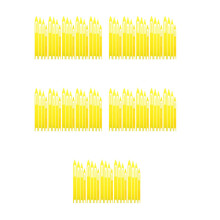 5Pcs Yellow Plastic Fishing Net Shuttles Easy Use Net Repair Tools