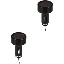 2Pièces Voltmètre Et Thermomètre De Noir Bleu Et Rouge